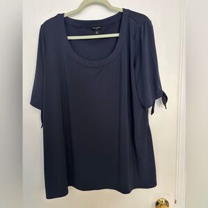 Talbots Classic Navy Women's Blouse